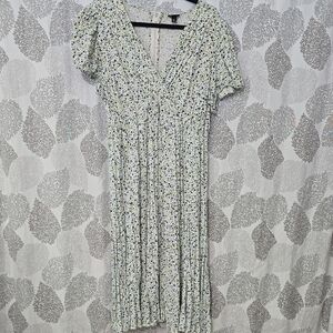 Torrid Cream Cap Sleeve Midi Sundress